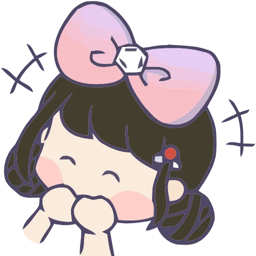 Стикерпак Cuties для Telegram