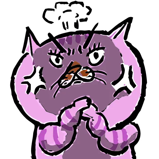 😤 Эмодзи «eh cat» для Telegram