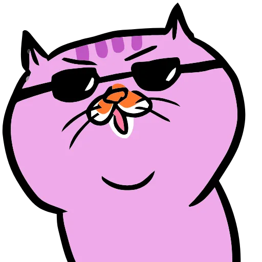 😎 Эмодзи «eh cat» для Telegram