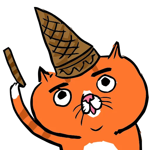 🥳 Эмодзи «eh cat» для Telegram