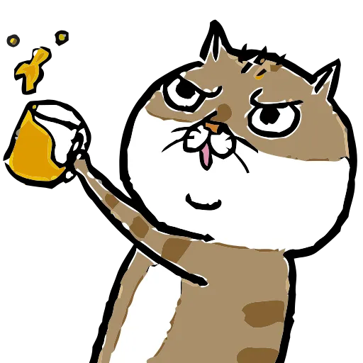 🍻 Эмодзи «eh cat» для Telegram