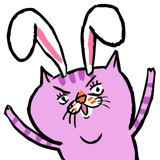🐰 Эмодзи «eh cat» для Telegram
