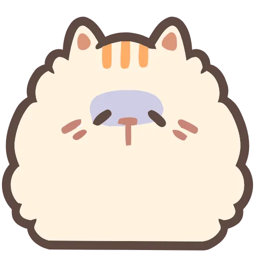 😞 Эмодзи «Fluffy Cats» для Telegram