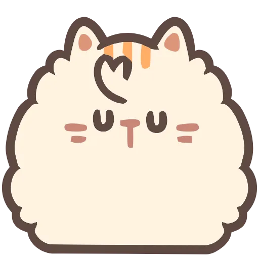 😌 Эмодзи «Fluffy Cats» для Telegram