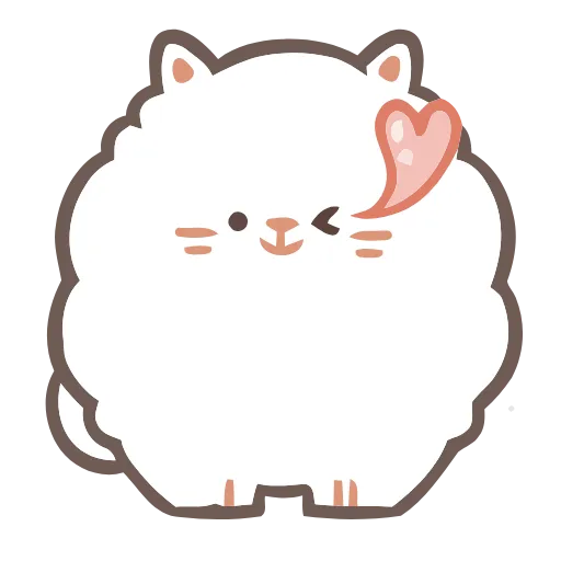 😉 Эмодзи «Fluffy Cats» для Telegram