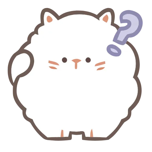 ❔ Эмодзи «Fluffy Cats» для Telegram