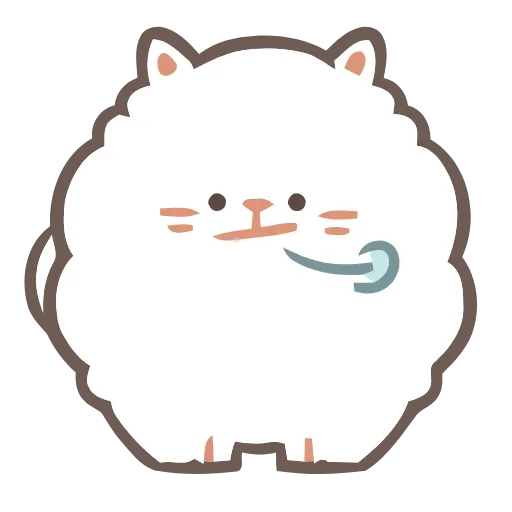 😮‍💨 Эмодзи «Fluffy Cats» для Telegram