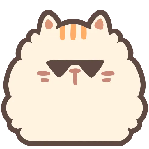 😎 Эмодзи «Fluffy Cats» для Telegram