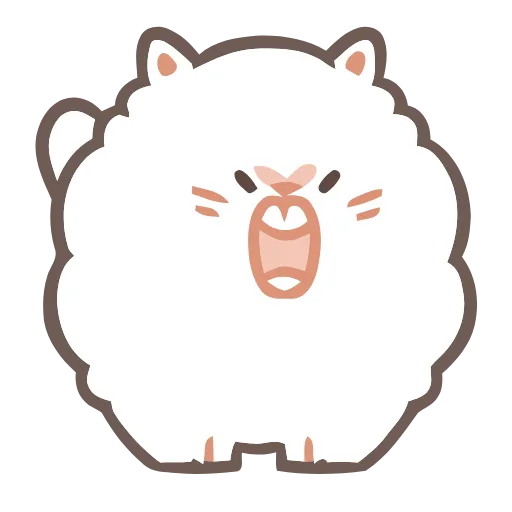 😤 Эмодзи «Fluffy Cats» для Telegram
