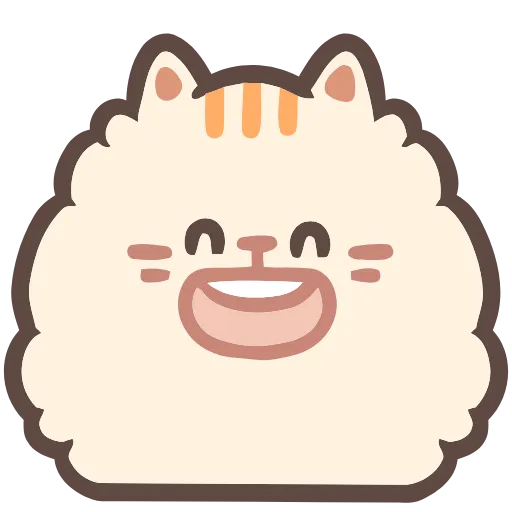 😁 Эмодзи «Fluffy Cats» для Telegram