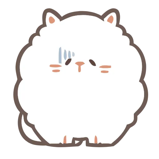 😨 Эмодзи «Fluffy Cats» для Telegram