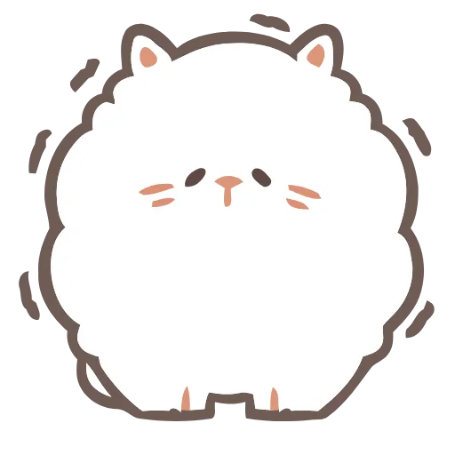 😥 Эмодзи «Fluffy Cats» для Telegram