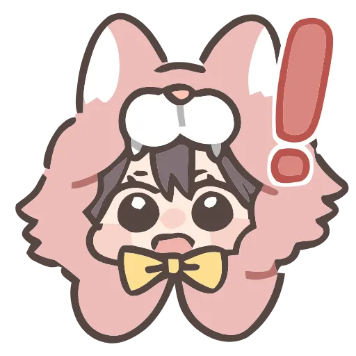 ❗️ Эмодзи «Cute girl» для Telegram