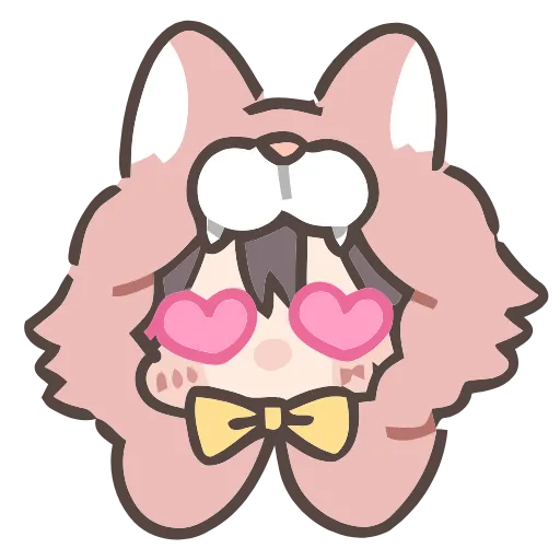 😍 Эмодзи «Cute girl» для Telegram
