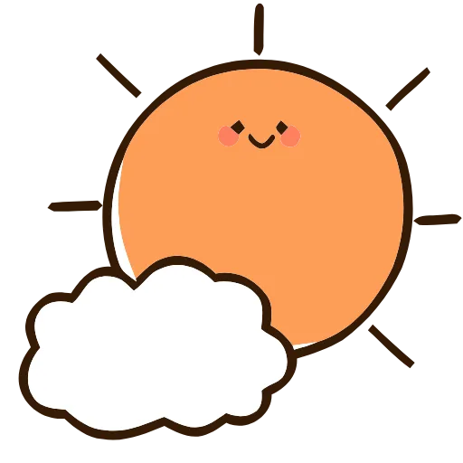 🌤 Эмодзи «Cute girl» для Telegram