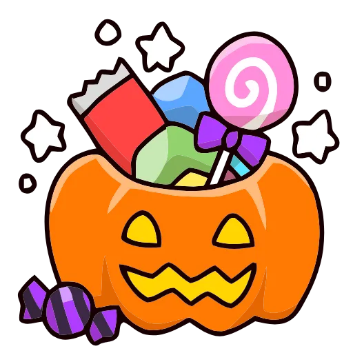 🍭 Эмодзи «Halloween in» для Telegram