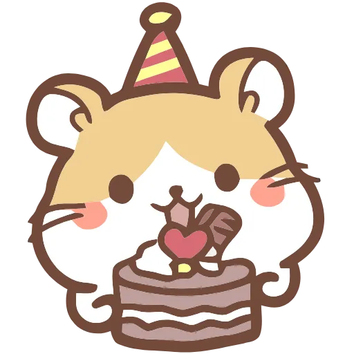 🎂 Эмодзи «Hamsters» для Telegram