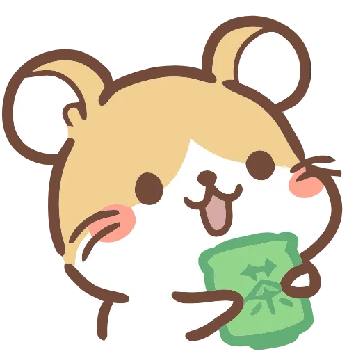 🐹 Эмодзи «Hamsters» для Telegram