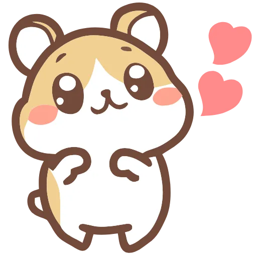 💕 Эмодзи «Hamsters» для Telegram