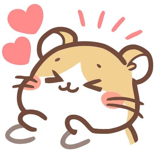 💕 Эмодзи «Hamsters» для Telegram