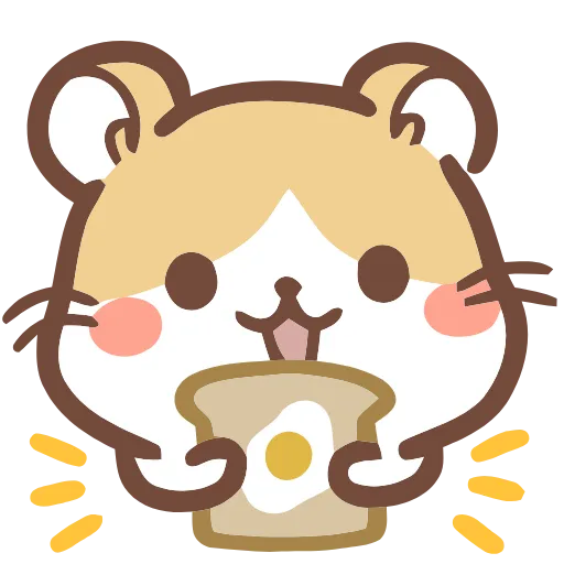 🍳 Эмодзи «Hamsters» для Telegram