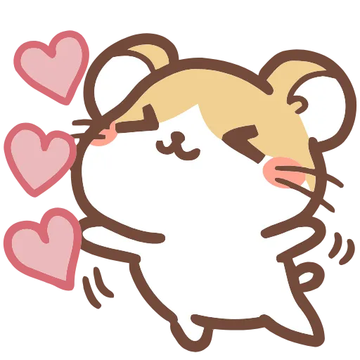 💕 Эмодзи «Hamsters» для Telegram