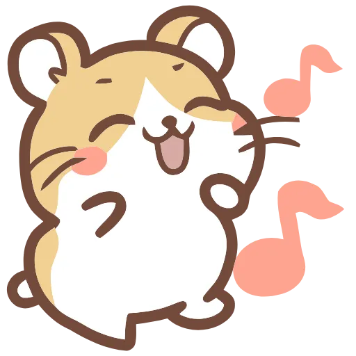 🎶 Эмодзи «Hamsters» для Telegram