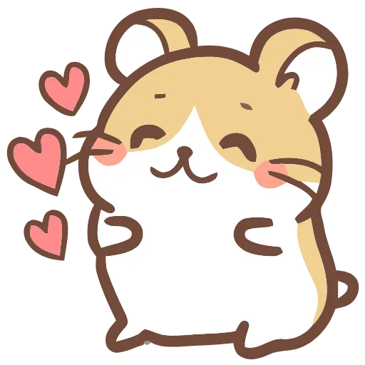 🥰 Эмодзи «Hamsters» для Telegram