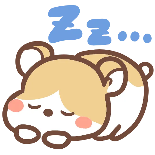 😴 Эмодзи «Hamsters» для Telegram