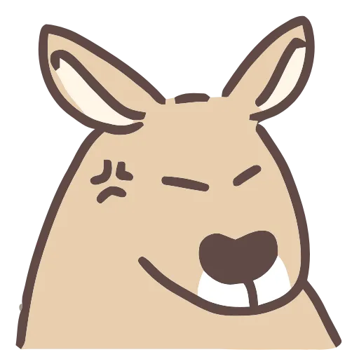 😠 Эмодзи «Kangaroo» для Telegram