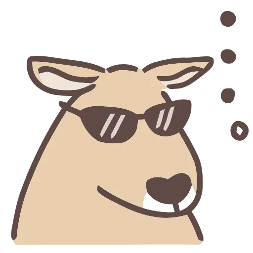 😎 Эмодзи «Kangaroo» для Telegram