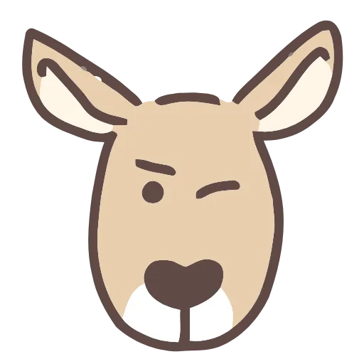 😉 Эмодзи «Kangaroo» для Telegram