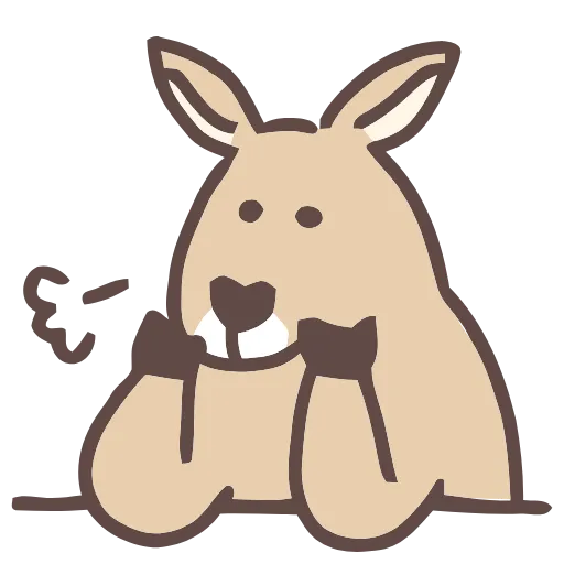 😮‍💨 Эмодзи «Kangaroo» для Telegram