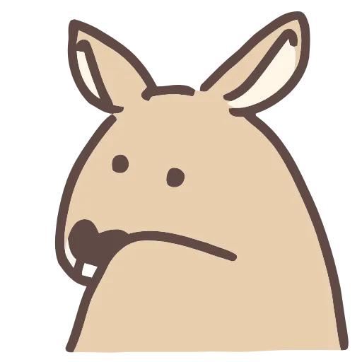 🤨 Эмодзи «Kangaroo» для Telegram