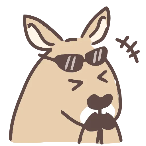 🤭 Эмодзи «Kangaroo» для Telegram