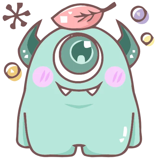 🍂 Эмодзи «Monsters» для Telegram