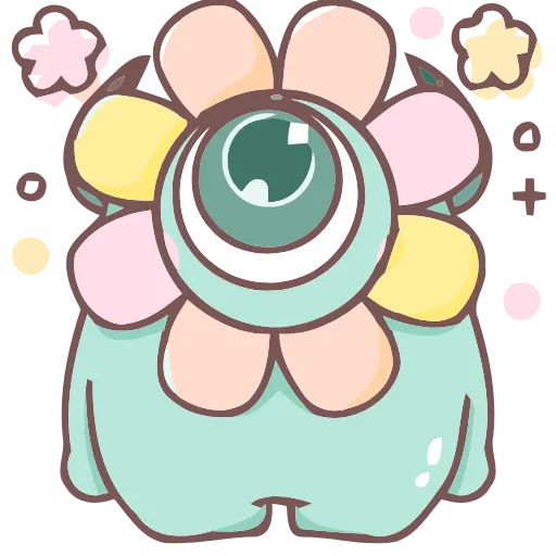 🌸 Эмодзи «Monsters» для Telegram