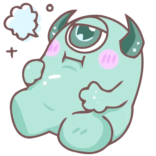 😮‍💨 Эмодзи «Monsters» для Telegram