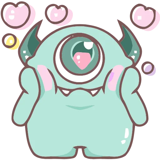 😍 Эмодзи «Monsters» для Telegram