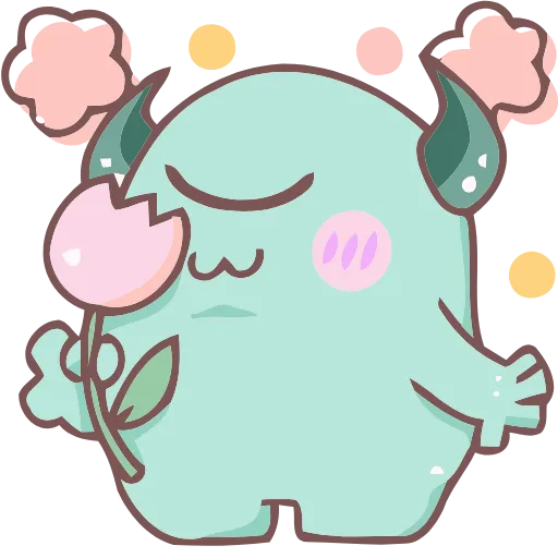 🌷 Эмодзи «Monsters» для Telegram