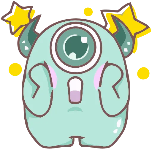 🤩 Эмодзи «Monsters» для Telegram