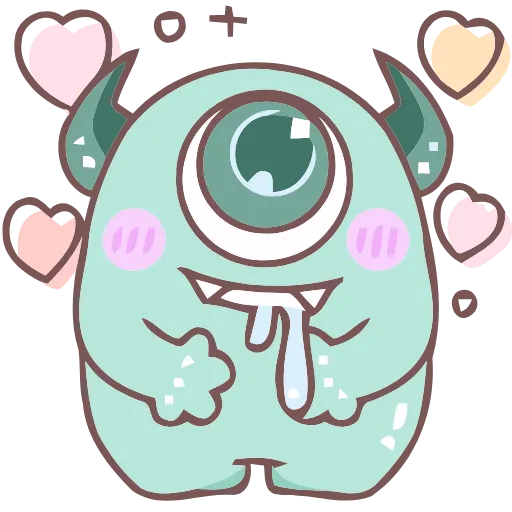 🤤 Эмодзи «Monsters» для Telegram