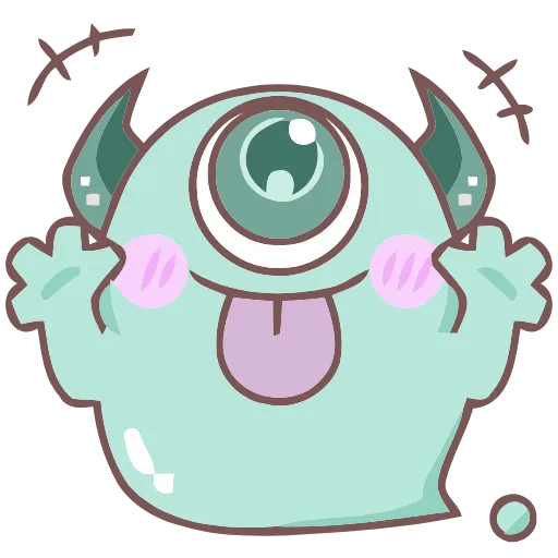 👻 Эмодзи «Monsters» для Telegram