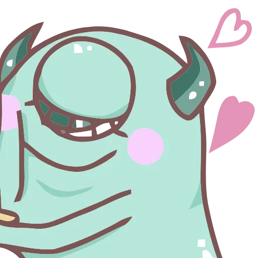 ❤️ Эмодзи «Monsters» для Telegram