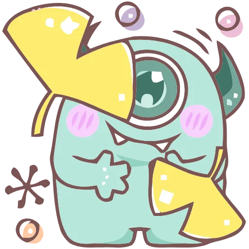 🌱 Эмодзи «Monsters» для Telegram