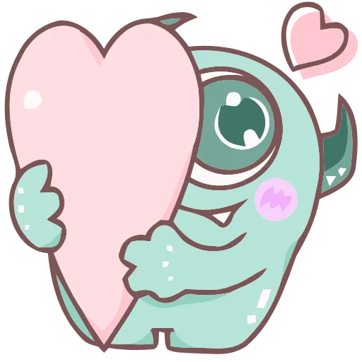 ❤️ Эмодзи «Monsters» для Telegram