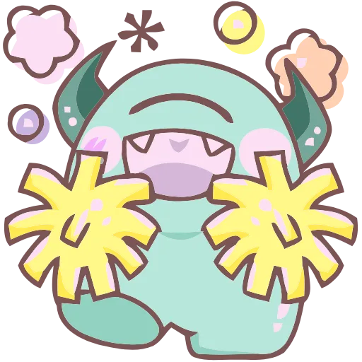 🥳 Эмодзи «Monsters» для Telegram
