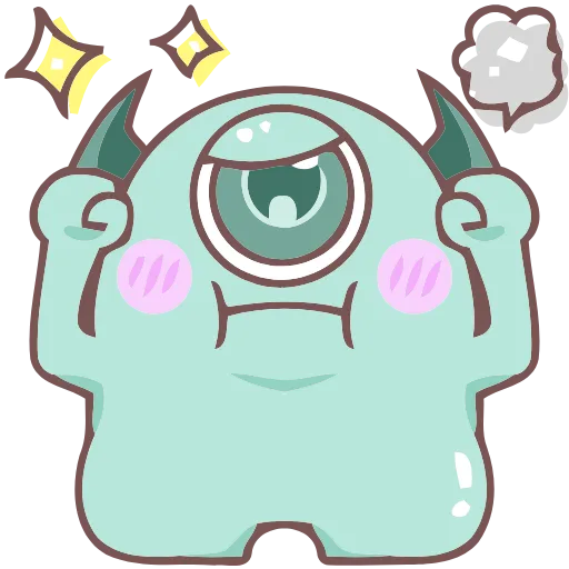 😤 Эмодзи «Monsters» для Telegram