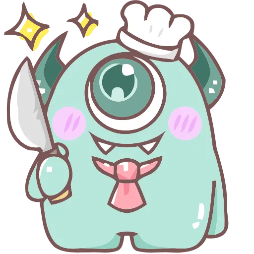🔪 Эмодзи «Monsters» для Telegram
