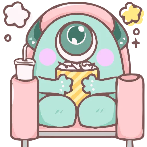 🍿 Эмодзи «Monsters» для Telegram